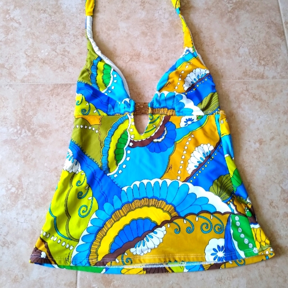 Trina turk tankini size M
